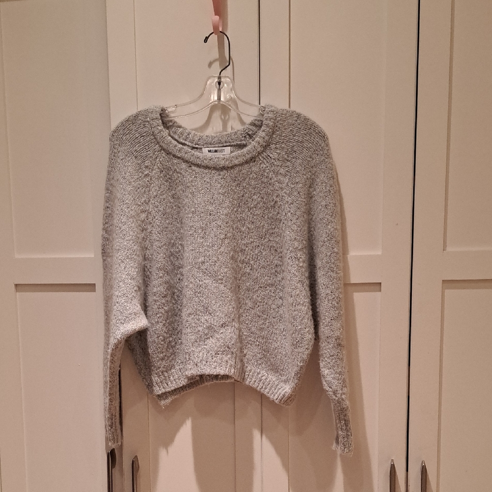 072 - William Rast Heather Gray Women's Sweater Super Soft!